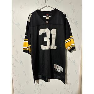 Pittsburgh Steelers Donnie Shell  Reebok NFL Throwback Jersey Size XL
